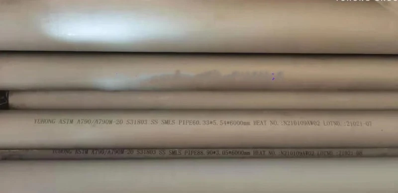 ASTM A790 UNS 31803 Duplex Steel Pipe For Pulp And Paper Manufacturing ASTM A790 UNS 31803 Duplex Steel Pipe For Pulp And Paper Manufacturing
